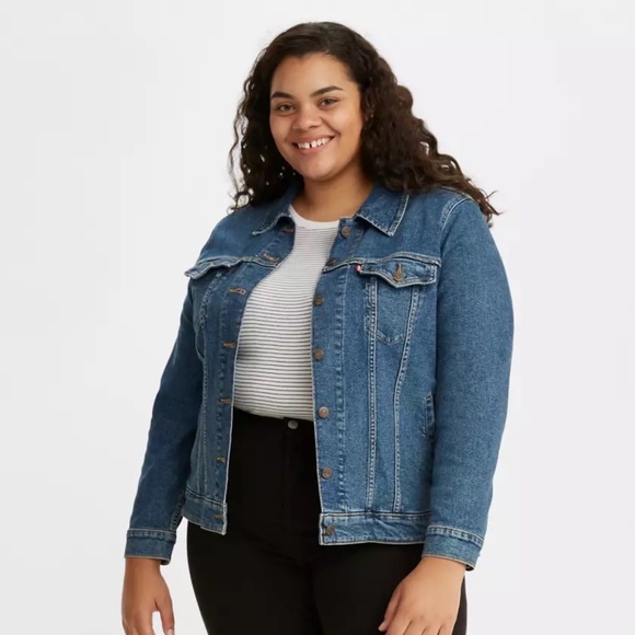 Levi’s Premium Original Trucker Jacket - Soft as Butter - Dark Wash - Size 2x - Picture 1 of 8